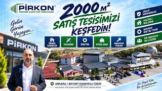 PİRKON 2.000 m² SATIŞ TESİSİ | Prefabrik & Hafif Çelik Ev – Tasarımdan Anahtar T