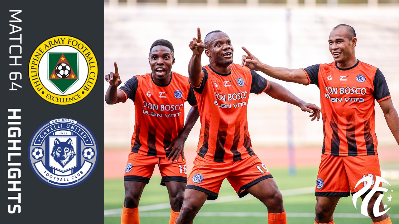 Don Bosco Garelli United vs Philippine Army Highlights