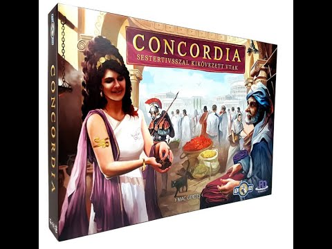 Társas játék 07. - Concordia társasjáték - FilmGamer