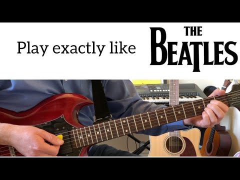 There's A Place Guitar Tutorial - learn how to play exactly like The Beatles