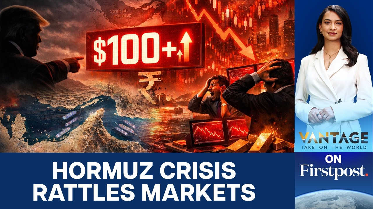 Trump's Hormuz Threat Rattles Markets; Oil Rises, Stocks Crash | Vantage on Firstpost | N18G