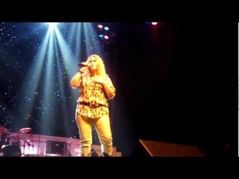 Nicole Murphy singing at the National Competition for Female Vocalist in Pigeon Forge, TN
