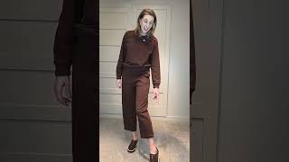 Vídeo Conjunto Moletinho Marrom Haya