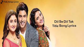 Dil se dil tak song lyrics