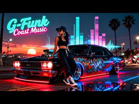 West Coast G-Funk 90s Mix: Palms & L.A. Lights | Old School Rap Classic Vibes