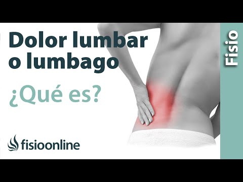 Lumbalgia o Lumbago : Qué es, Síntomas y Tratamiento