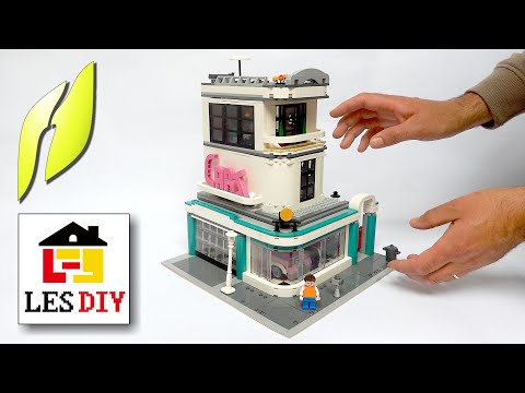 New Arrival from the LesDiy.de - MOC-97835 Car Dealership - Unboxing & Review (4K) #lesdiy #toys