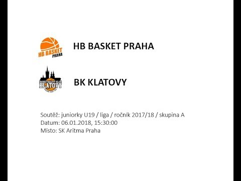 HB BASKET PRAHA - BK KLATOVY, U19, 2017/18
