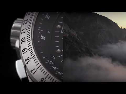 Hamilton Khaki Aviation X-Wind Auto Chrono on leather