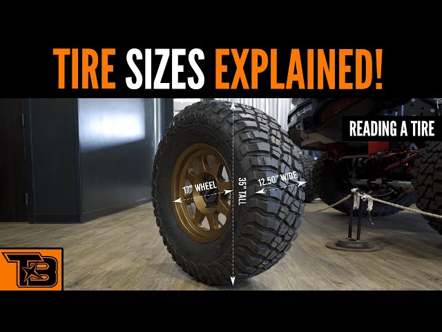 Tire Size Guide: How to Read Tire Numbers and Letters