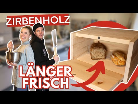 The secret for fresh bread! A box made of pine wood 🪵