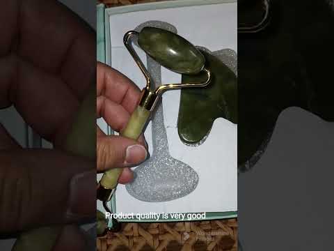 #Unboxing my new #Azah #jaderoller & #guasha  Set #youtubeshorts #shorts #skincare #facemassage