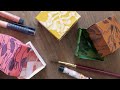 Making Tiny Patterned Paper Boxes 𝑝𝑎𝑡𝑡𝑒𝑟𝑛𝑠 𝑑𝑟𝑎𝑤𝑖𝑛𝑔 𝑜