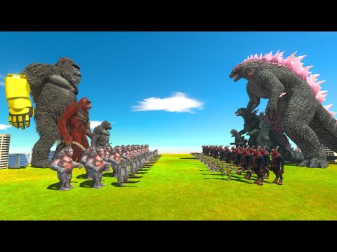 Team Evolution Godzilla vs Team Evolution Kong + Skar King - ARBS