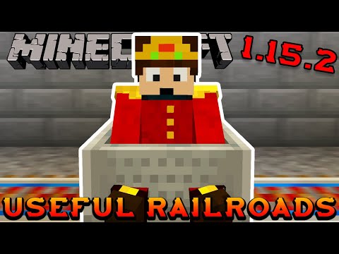 Useful Railroads 1.15.2 | Minecraft Mod Review