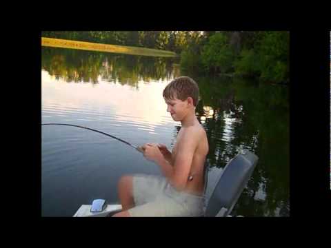 bass fishing at the river and at a pond