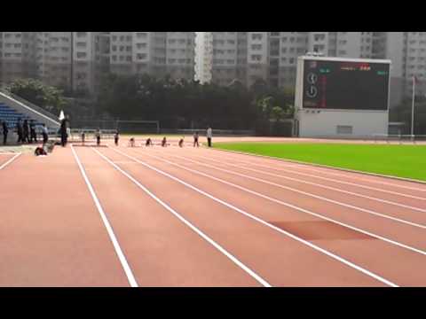 Justin in HKUGAPS Sport Day 20130124 (P2 Boys 60m Final)