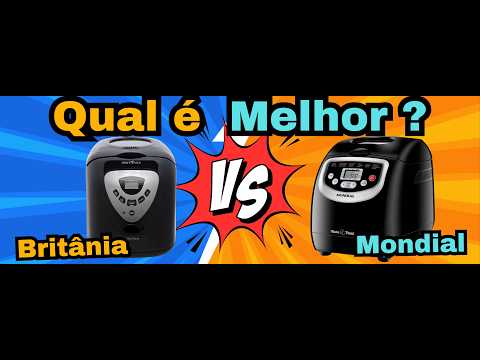 (NOVO)Comparativo Britânia Multipane vs. Mondial Master Bread-