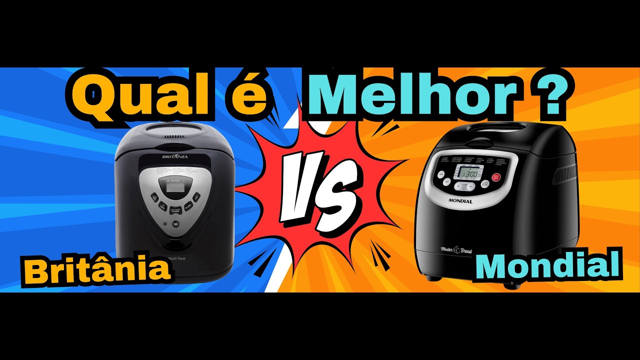 (NOVO)Comparativo Britânia Multipane vs. Mondial Master Bread-