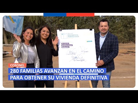 280 familias de Coronel avanzan en el camino para obtener su vivienda definitiva