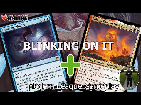 PLAYING THE NEW BEST DECK IN MODERN | MODERN LEAGUE WITH JESKAI BLINK | Magic Online