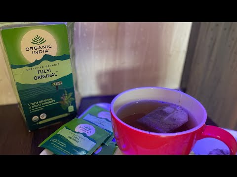 Organic India Tulsi Original Review | Organic tea for countless health benefits #organic #greentea