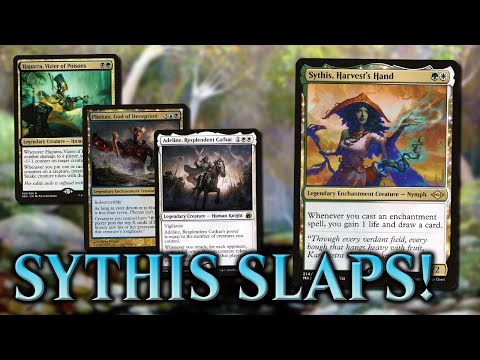 Sythis Commander Gameplay vs Hapatra vs Phenax vs Adeline | EDH CMDR Game Play | eedi H tribalkai