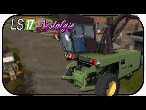 LS17 NOSTALGIE #217   Neuer Mod, Fortschritt E281 Feldhäcksler ★ LPG SCHWARZE PUMPE Thüringer Oberla