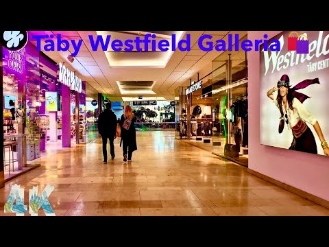 Täby Westfield Walk 4K 🇸🇪 | Explore Stockholm’s Modern Mall – Calm Nordic Ambience 