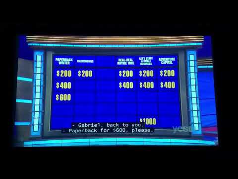 Jeopardy, Ryan Hemmel Day 3 - 1st Daily Double (11/27/20)