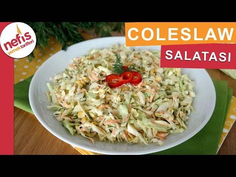 Coleslaw Salata Tarifi - Orijinal Kfc Lezzetinde - Nefis Yemek Tarifleri