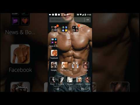 Theme Mature Adult Man Muscle Keep Fitness Video