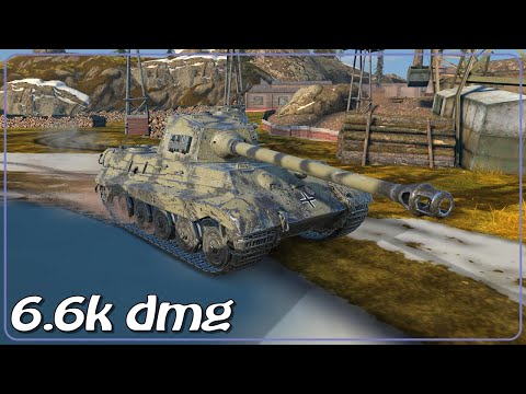 Tiger II • 5 frags • 6.6k dmg • WoT Blitz