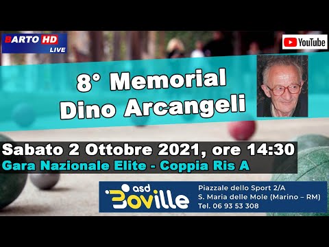 8° Memorial Dino Arcangeli - Gara Naz. a Coppia *ALTO LIVELLO*