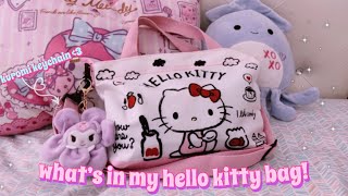 what's in my hello kitty bag! *kawaii essentials*