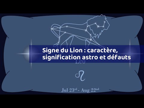 Signe du Lion : caractère, signification astro et défauts