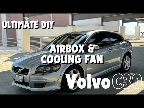Ultimate Volvo Airbox Removal And Radiator Cooling Fan Removal and Replacement DIY C30 T5 C70 S40