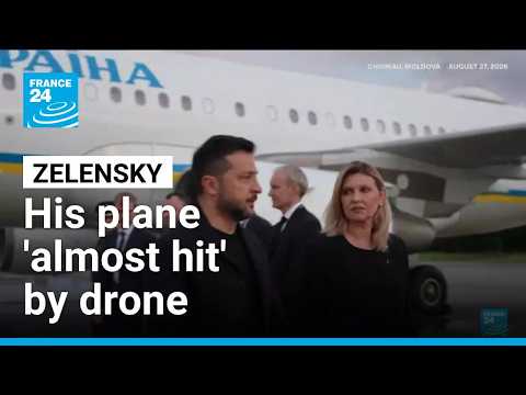 Zelensky's plane 'almost hit' by drone en route to Oslo, Norway PM says
