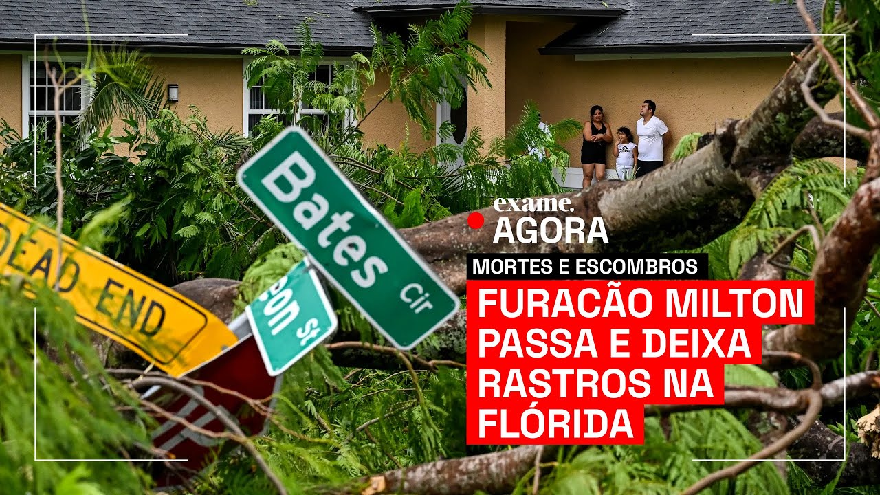 Furacão Milton deixa mortos e escombros na Flórida