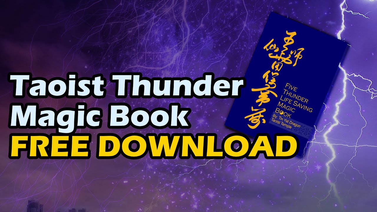 Taoism Thunder Magic PDF for FREE DOWNLOAD!