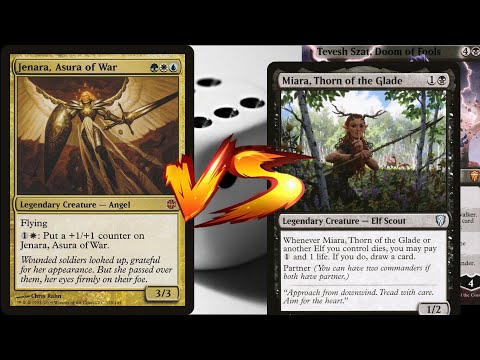 Jenara VS Tevesh Miara - MTG EDH Duel Commander