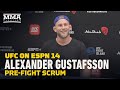 UFC on ESPN 14: Alexander Gustafsson Says He Broke Fabricio Werdum's Nose in Sparring - MMA Fighting
