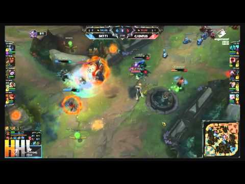 2. CJ Entus vs SKT T1 - Game 2 - Highlights - LCK Spring 2015 - W7D3