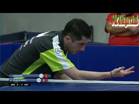 Table Tennis Czech Extraliga 2018/19 - Felipe Olivares Vs Jakub Crha -