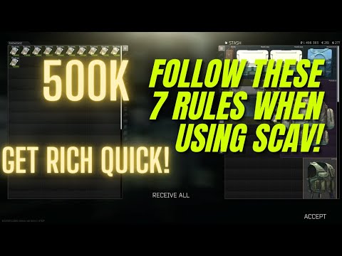 Follow these 7 rules and increase your chances of getting over 500k Roubles every Scav run! (EFT)