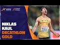 Niklas Kaul wins decathlon gold | Munich 2022