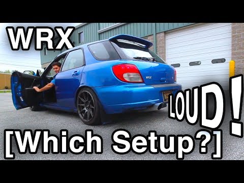 HKS Carbon-Ti Vs 3" Straight Pipe Exhaust Setups [Which One Sounds Best? // Subaru WRX Build]