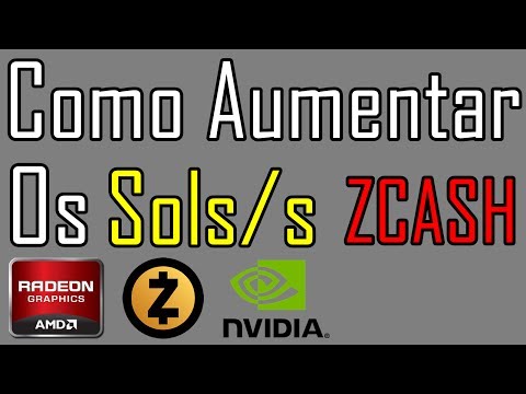 Como Aumentar Os Sols/s No Zcash