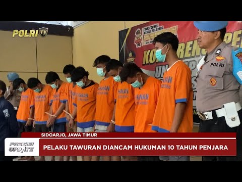 PRESISI UPDATE : POLRESTA SIDOARJO AMANKAN PELAKU TAWURAN 25/01/2025 (14.00)