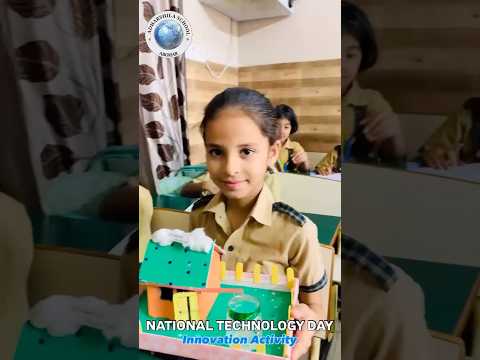 On the occasion of National Technology Day, our Class 4th students enthusiastically participated in an Innovation Activity, where they transformed their creative ideas into meaningful innovations.